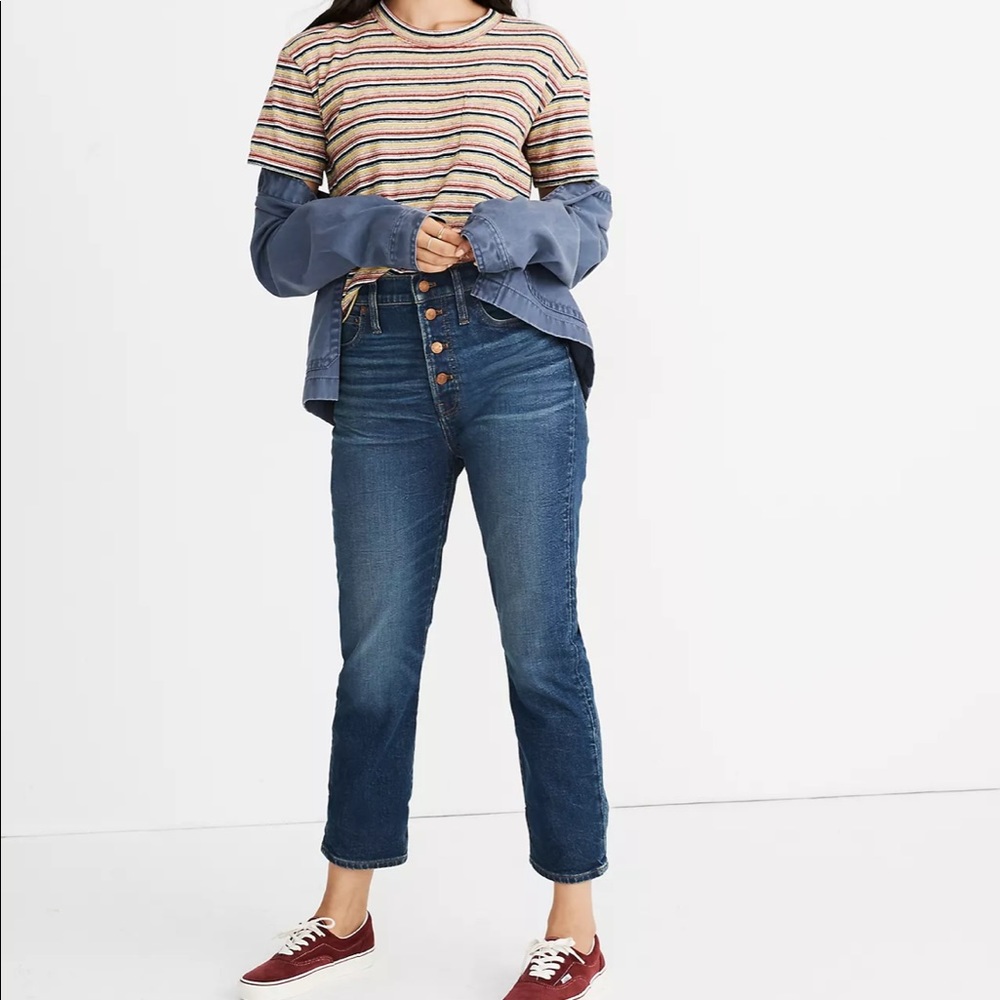 NWOT Madewell the perfect vintage crop